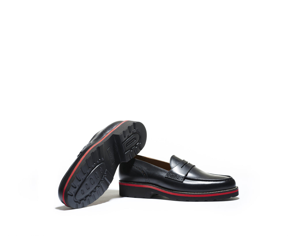 B1611015 - Penny Loafer men shoe (London) - Black