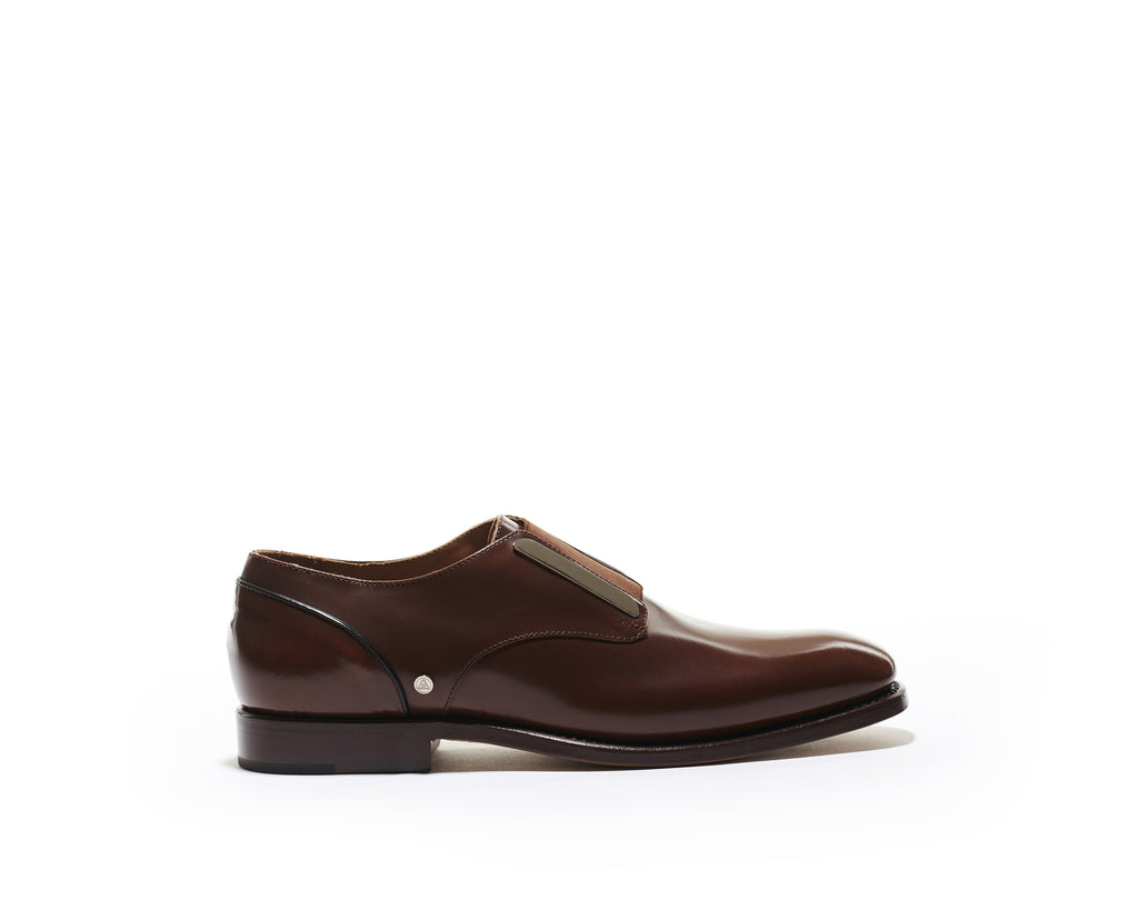 B1611007 - Men oxford shoe (city brush off) - Brown