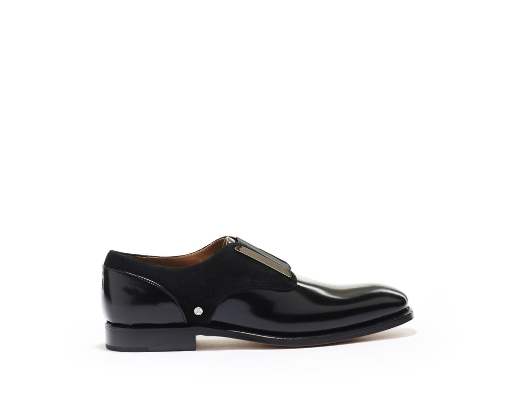 B1611007 - Men oxford shoe (vesuvio and gardenia) - Black