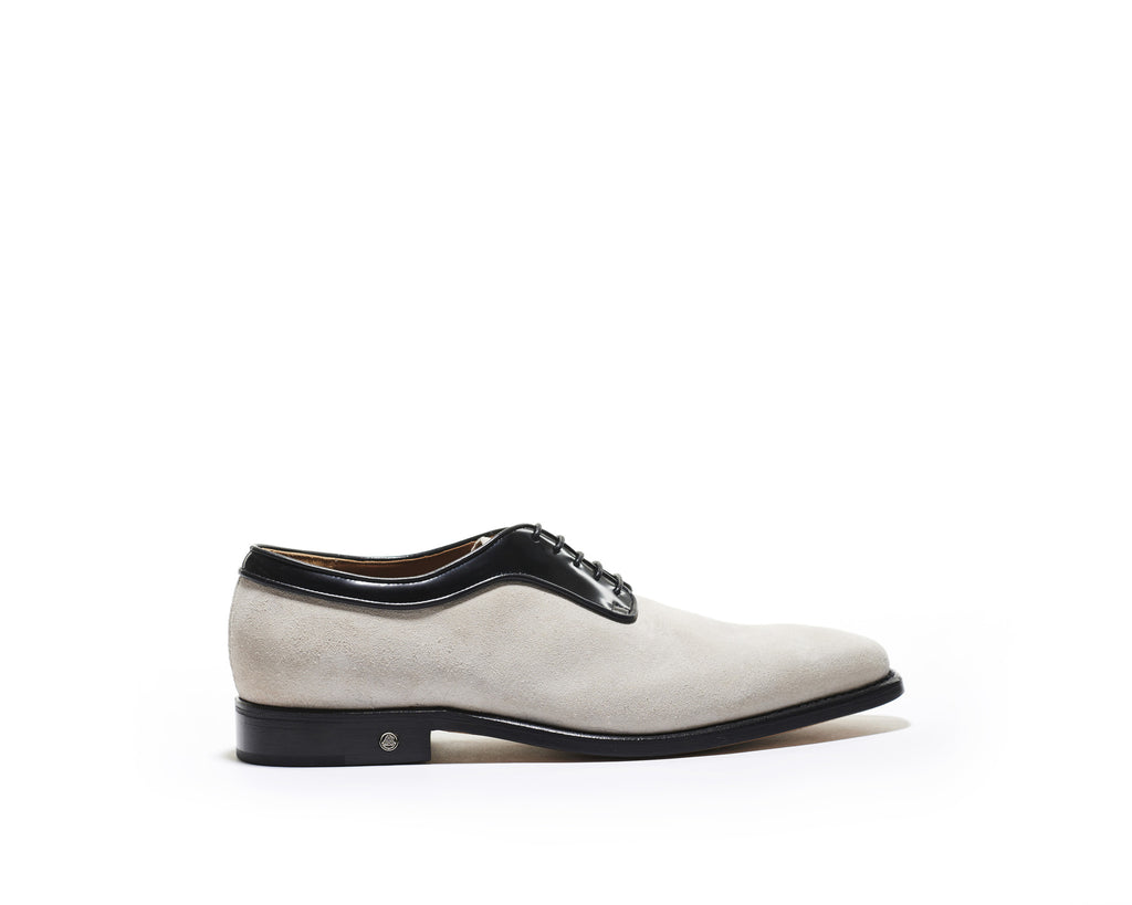 B1611008 - Plain toe derby men's shoe (vesuvio & gardenia) - Lamb