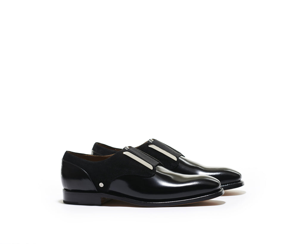 B1611007 - Men oxford shoe (vesuvio and gardenia) - Black