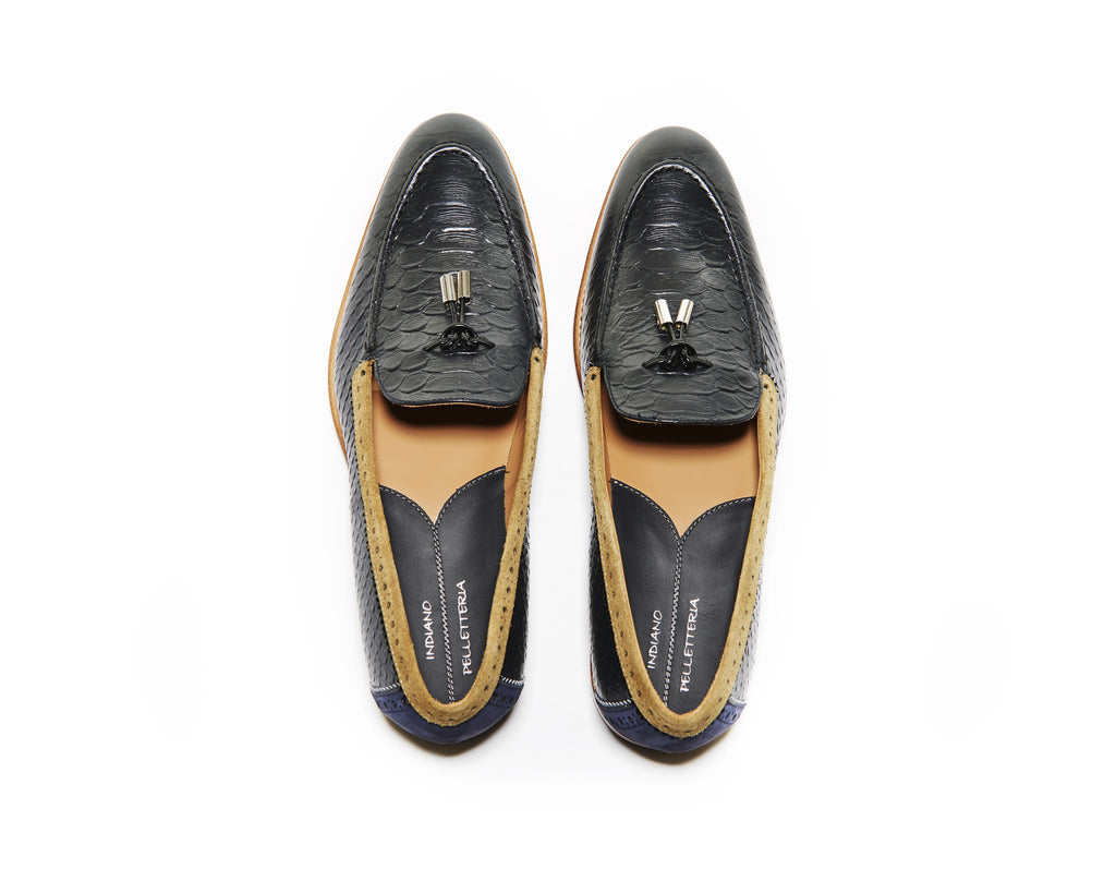 B1611016 - Loafer men shoe (embossed) - Shark
