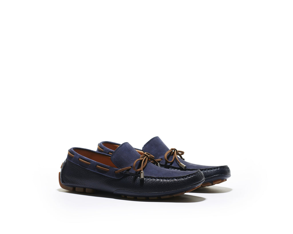 B1611017 - Moccasin men shoe (sporty nabuck) - Flag