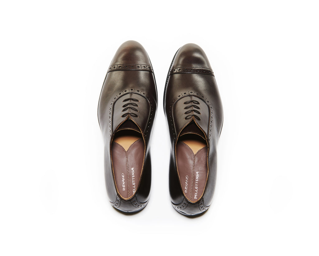 B1611014 - Oxford brogues men shoe (London) - Bracken