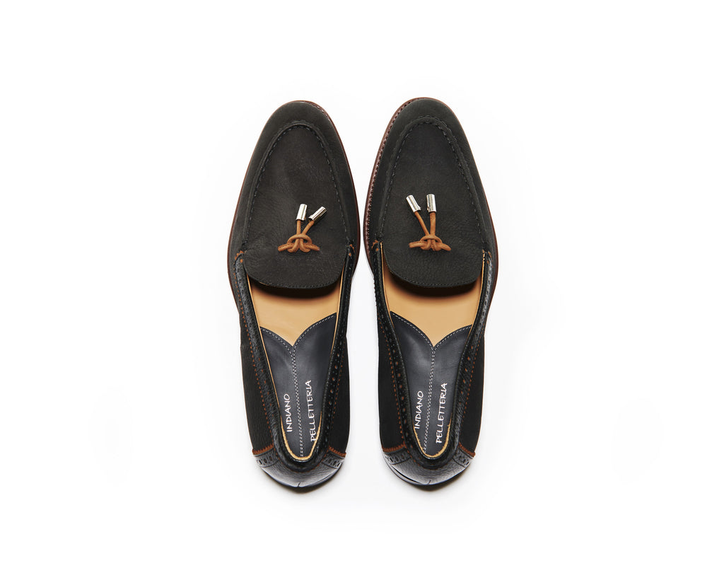 B1611016 - Loafer men shoe (sporty nabuck) - Black