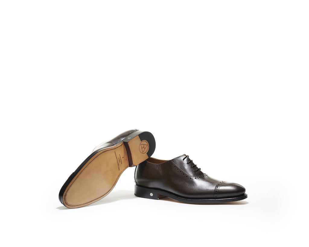 B1611014 - Oxford brogues men shoe (London) - Bracken