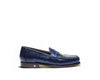 B1611012 - Penny Loafer Men shoe (embossed) - Denim
