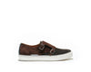B1611006 - Double monk sneaker men shoe (Vesuvio) - Chocolate