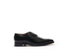 B1611008 - Plain toe derby men's shoe (city brush off) - Black