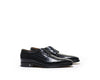 B1611008 - Plain toe derby men's shoe (embossed) - Black