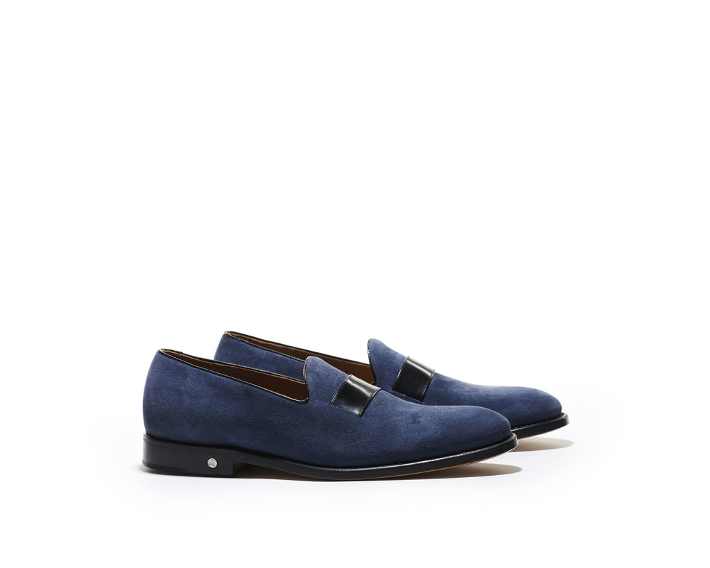 B1611010 - Loafer oxford men shoe (vesuvio & gardenia) - Flag