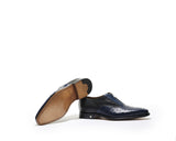 B1611002 - Oxford with zip men Shoe (embossed) - Cosmo