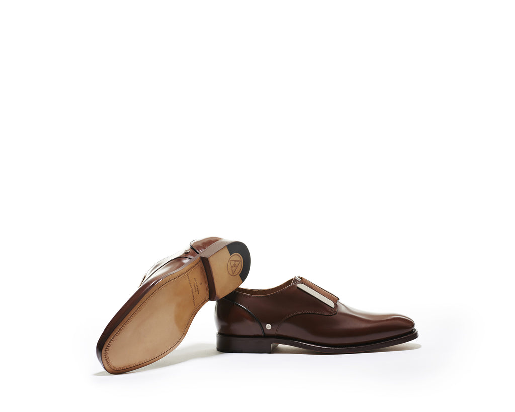 B1611007 - Men oxford shoe (city brush off) - Brown