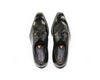 B1611008 - Plain toe derby men's shoe (city brush off) - Black