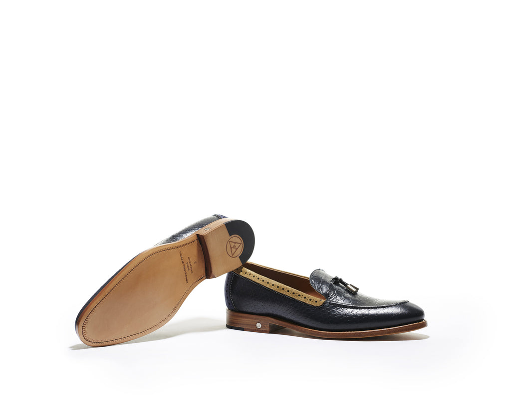 B1611016 - Loafer men shoe (embossed) - Shark
