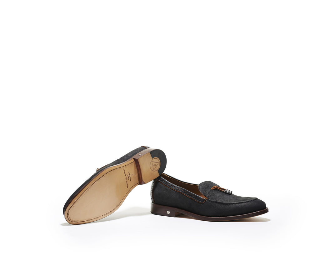 B1611016 - Loafer men shoe (sporty nabuck) - Black